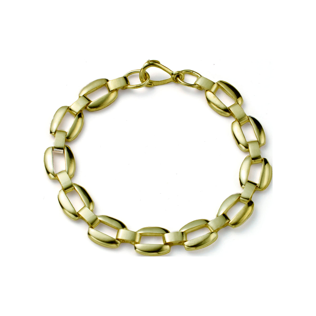 COFFEE BEAN BRACELET _ SILVER 925 & 18 GOLD COATING – BITTERS STORE