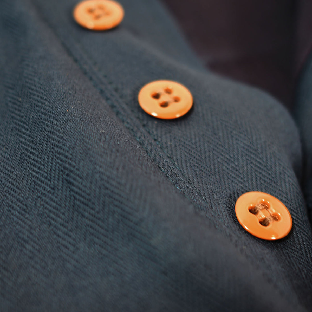 G&F Co.- HERRINGBONE TROUSER _ NAVY – BITTERS STORE