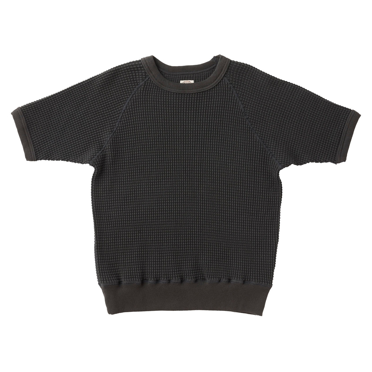 G&F Co.- BONE WAFFLE TEE _ INK BLACK – BITTERS STORE