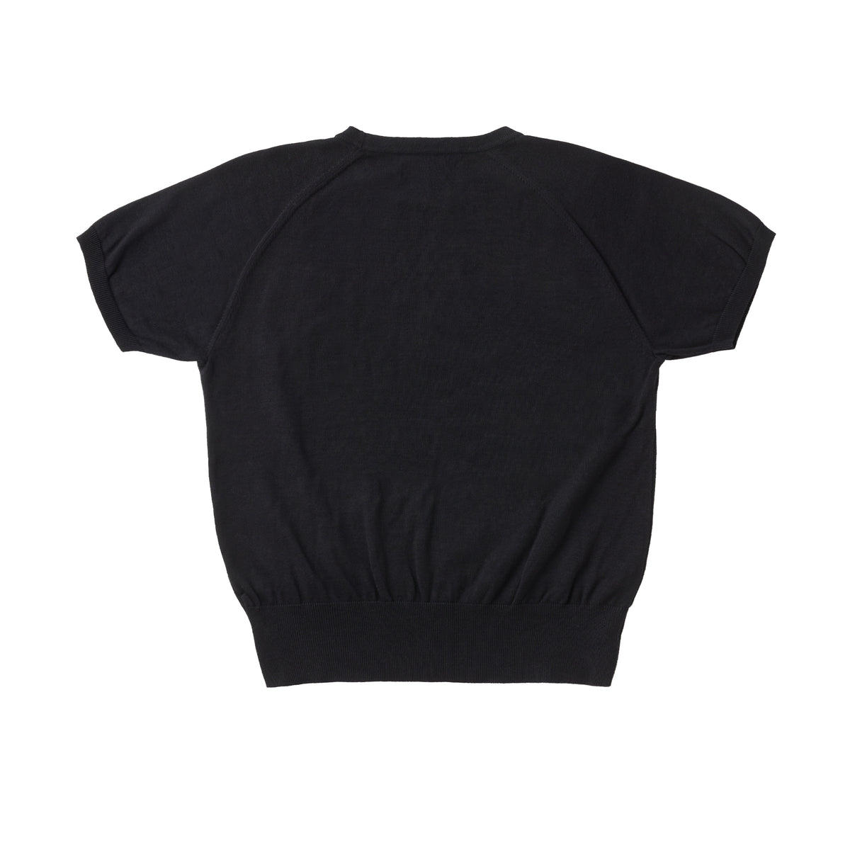 G&F Co.- ATHLETIC KNIT TEE_ BLACK – BITTERS STORE