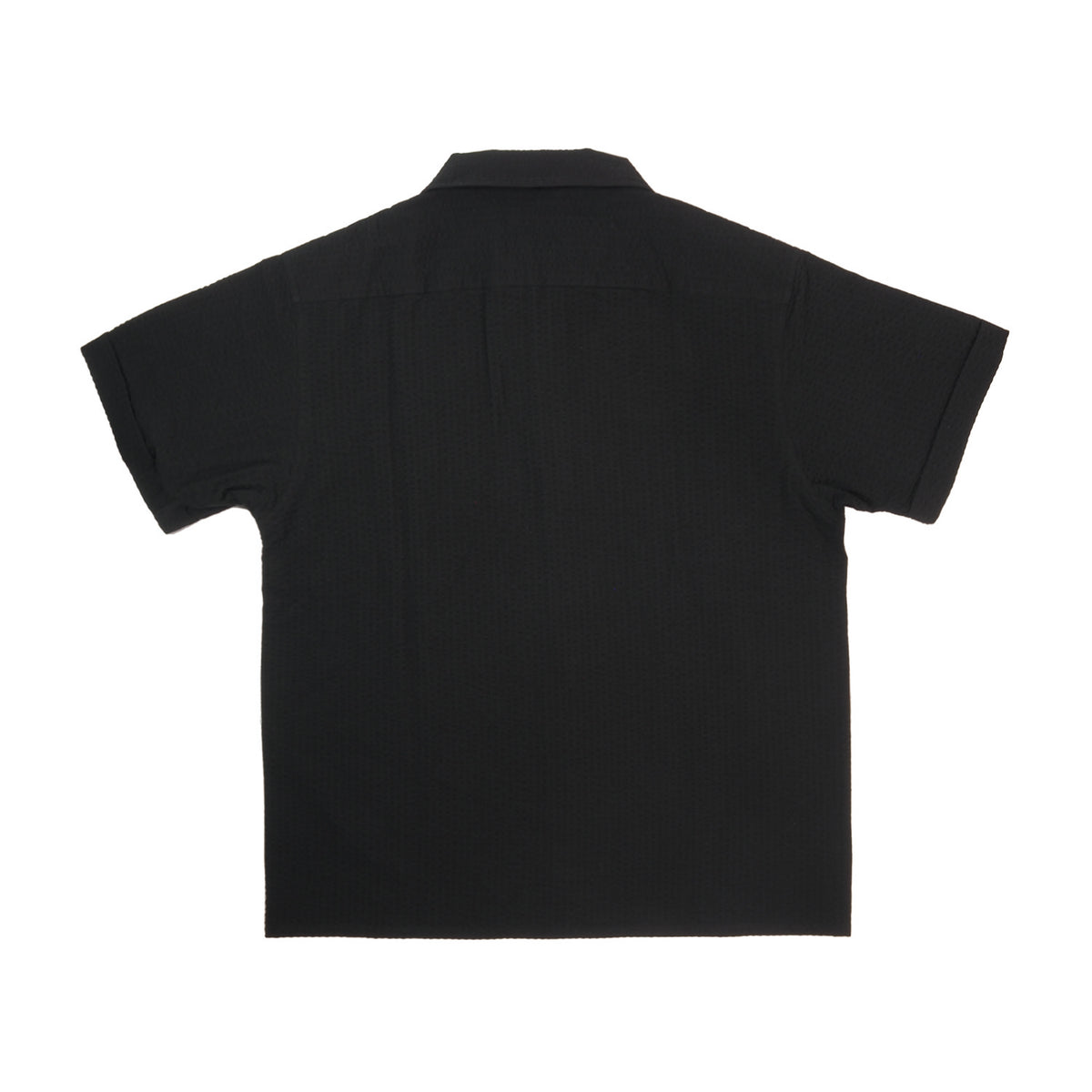 G&F Co. - SEERSUCKER SHIRT _ BLACK – BITTERS STORE 