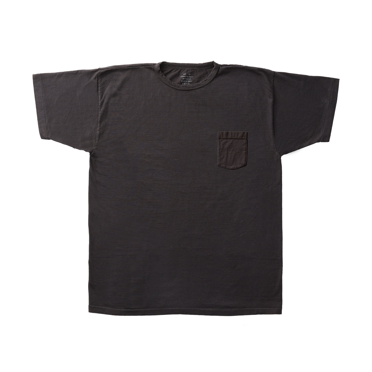 G&F Co. 1940s SPORTS POCKET TEE ブラック G&F Co.- 1940s SPORTS POCKET TEE _ INK BLACK – BITTERS STORE