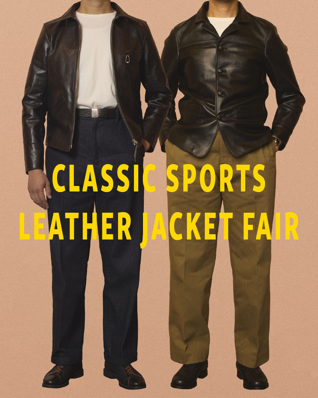 CLASSIC SPORTS LEATHER JACKET FAIR