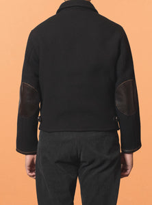 G&F Co. - MELTON COSSACK JACKET _ BLACK – BITTERS STORE