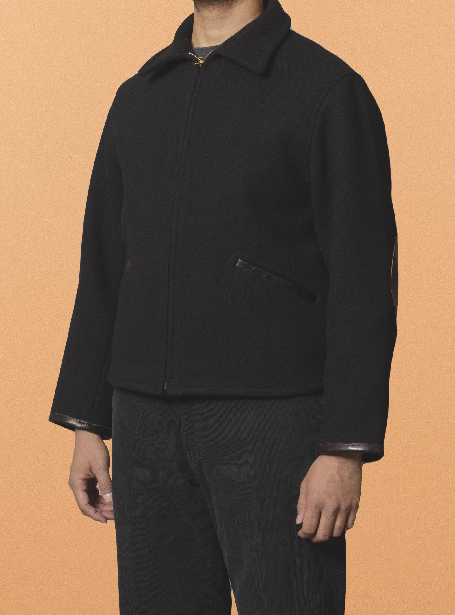 G&F Co. - MELTON COSSACK JACKET _ BLACK