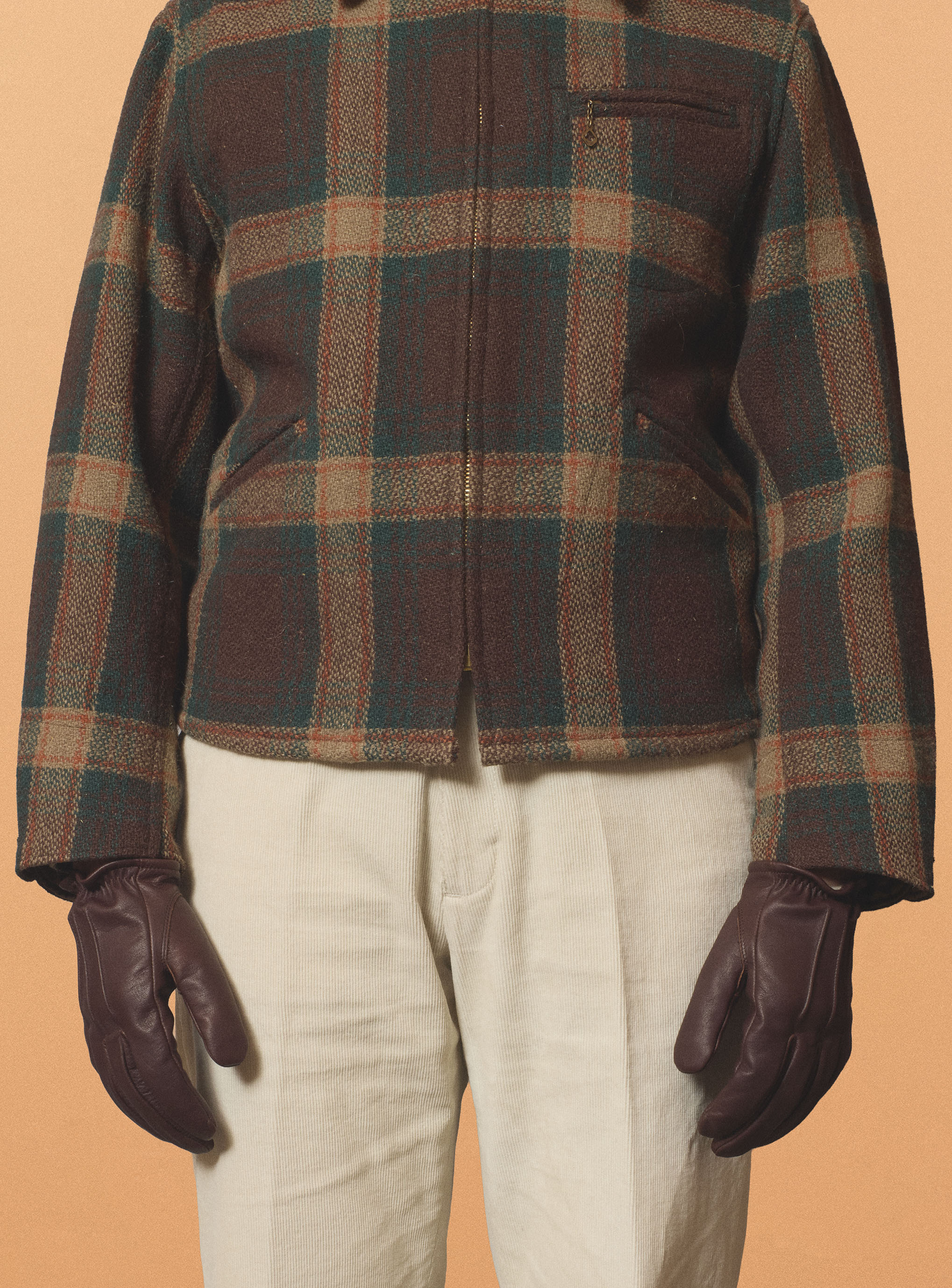 AELL SUPPLY - LEATHER GLOVES _  BROWN