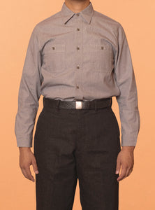 G&F Co. - CHAMBRAY SHIRT _ GRAY