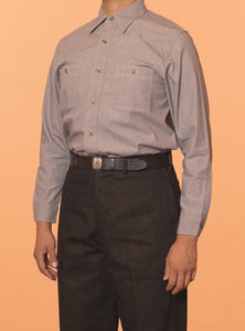 G&F Co. - CHAMBRAY SHIRT _ GRAY