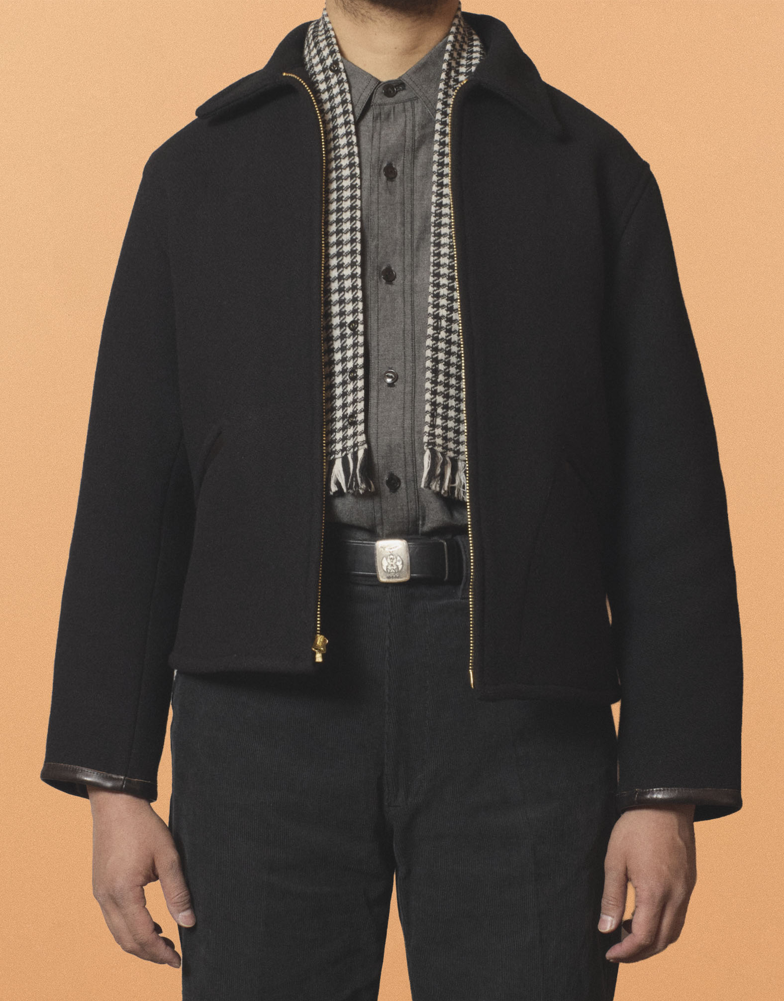 G&F Co.- WOOL SCARF _ WHITE