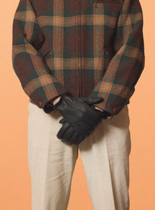 AELL SUPPLY - LEATHER GLOVES _  BLACK
