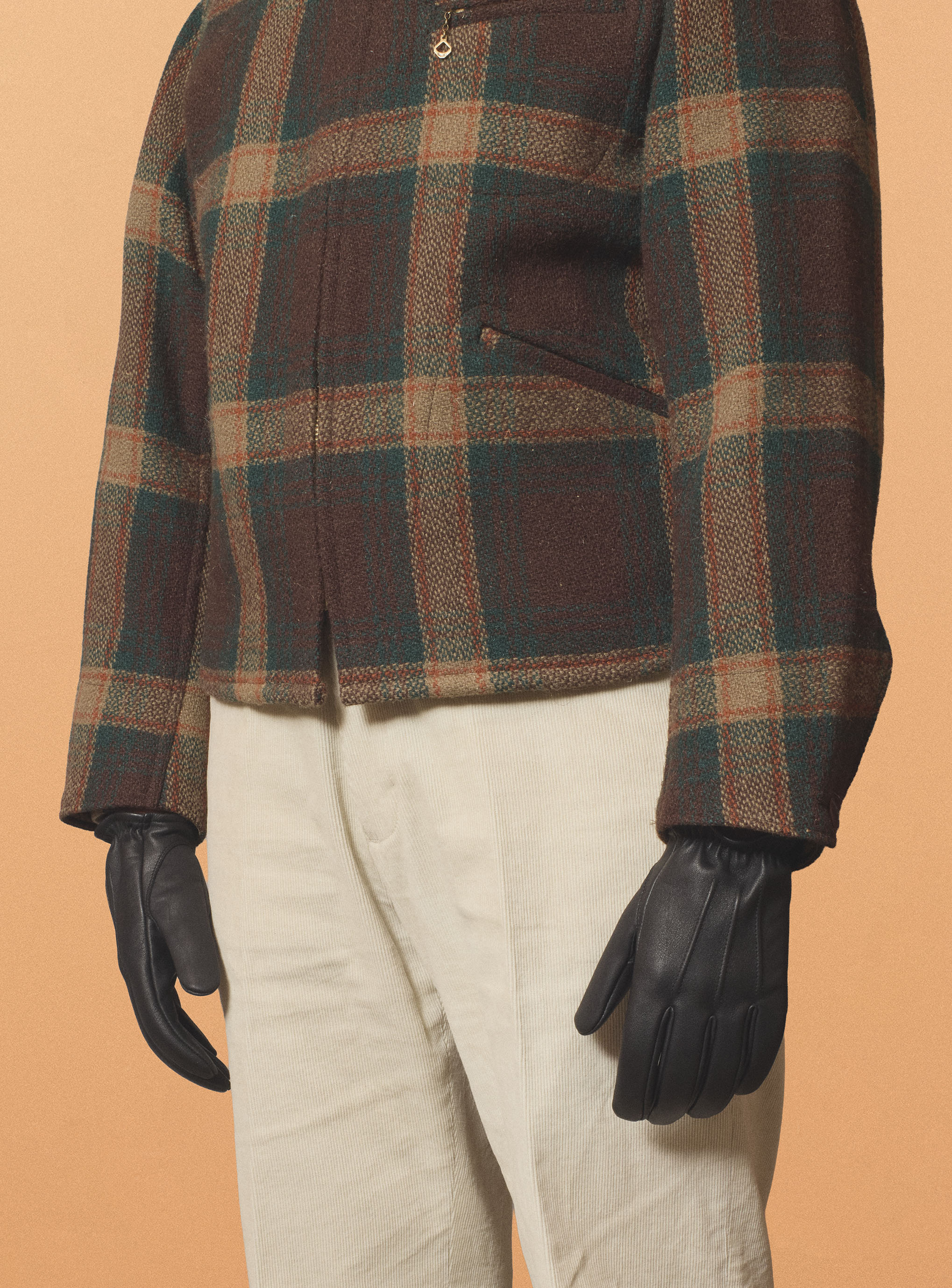 AELL SUPPLY - LEATHER GLOVES _  BLACK