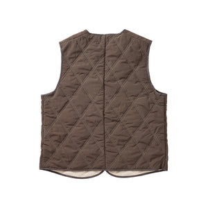 G&F Co. - THERMAL LINED QUILTING VEST_BROWN GRAY