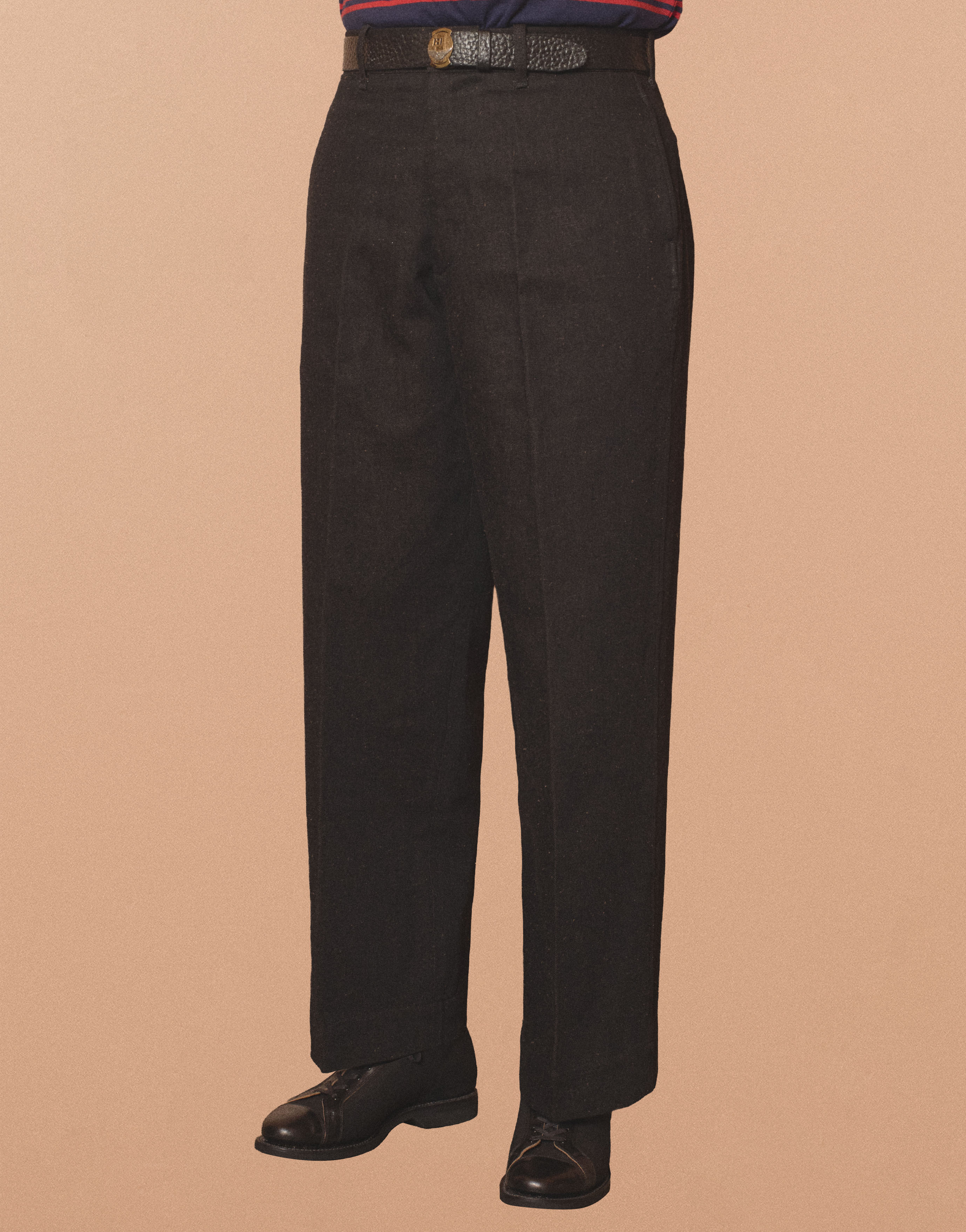 パンツ G&F Co DENIM TROUSERS BARK DENIM G&F Co.- DENIM TROUSERS _ BARK DENIM – BITTERS STORE