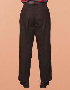 G&F Co.- DENIM TROUSERS _ BARK DENIM – BITTERS STORE