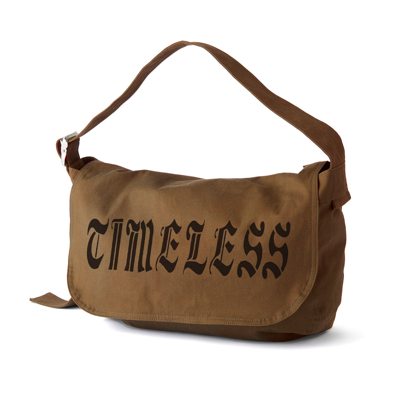 AELL SUPPLY-UTILITY BAG STENCIL “TIMELESS” _ BROWN