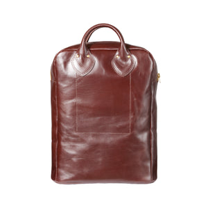 AELL SUPPLY _ ZIPPER LEATHER BAG _ BROWN