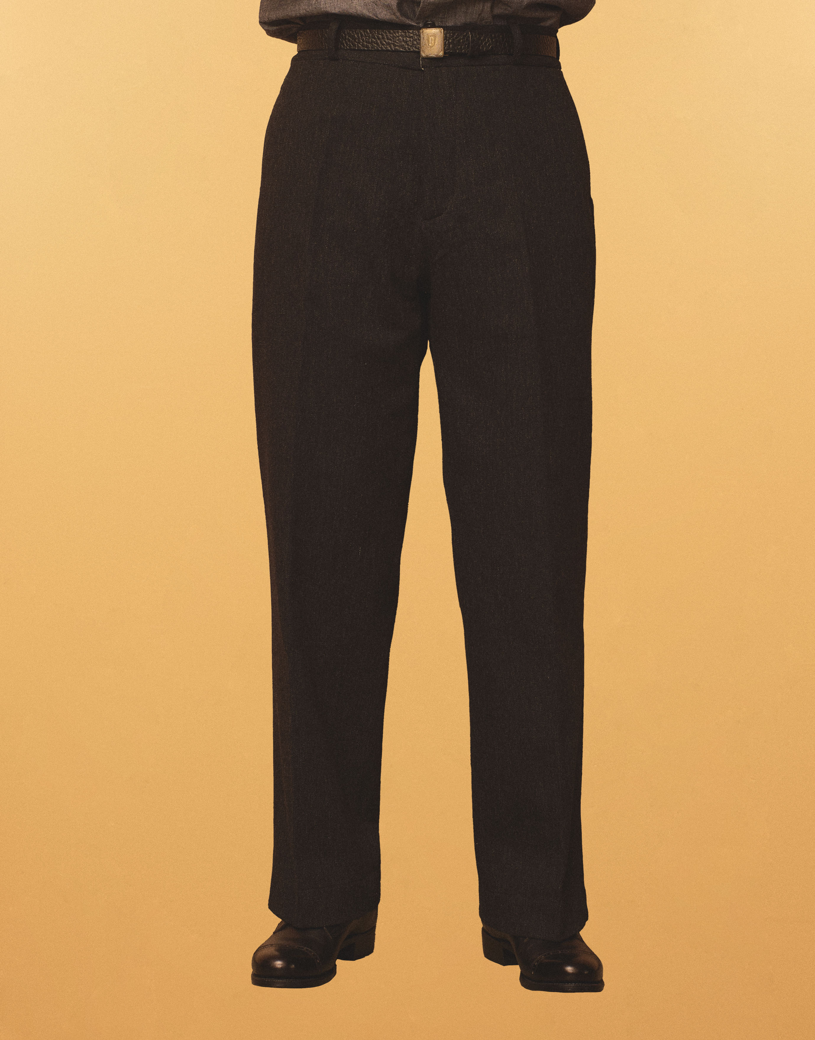 G&F Co.- OFFICER TROUSERS _ BROWN