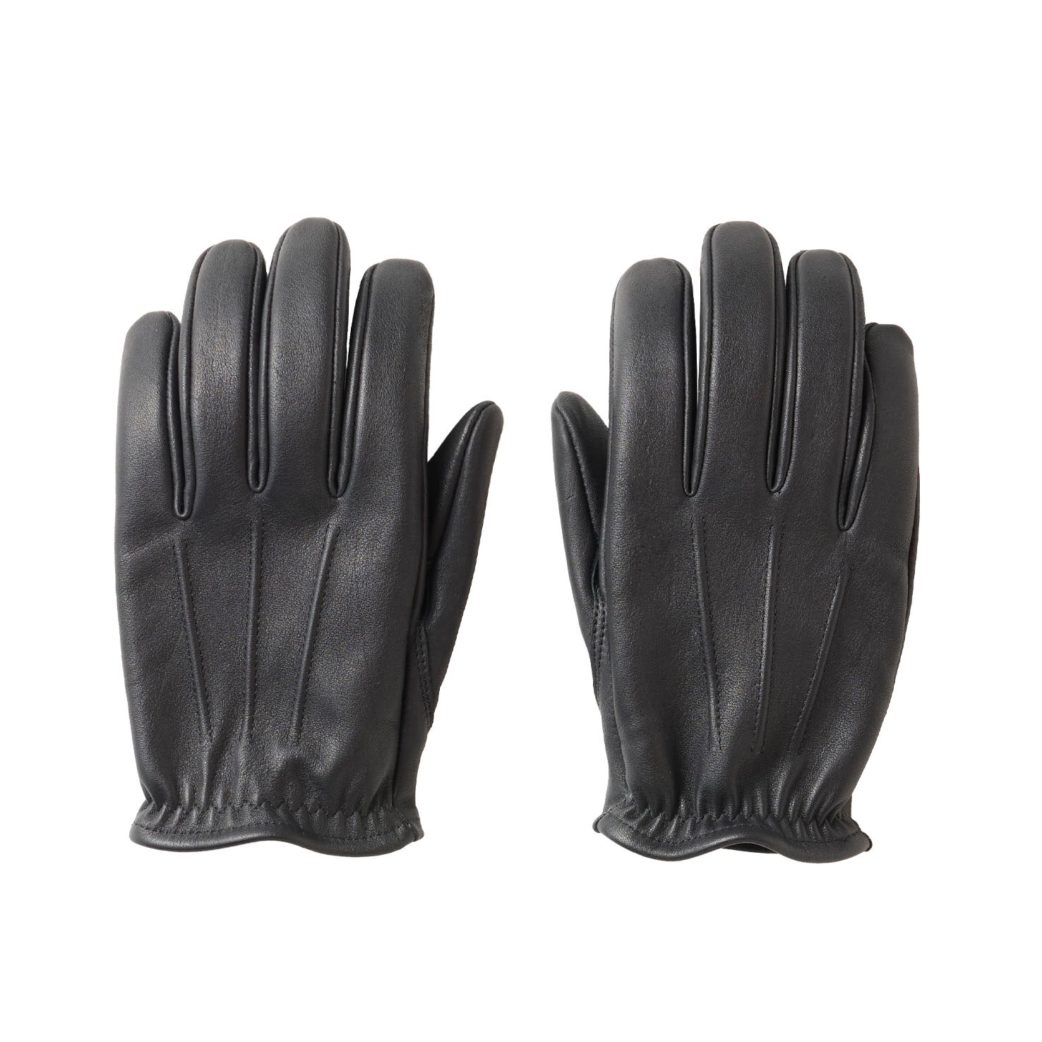 AELL SUPPLY - LEATHER GLOVES _  BLACK