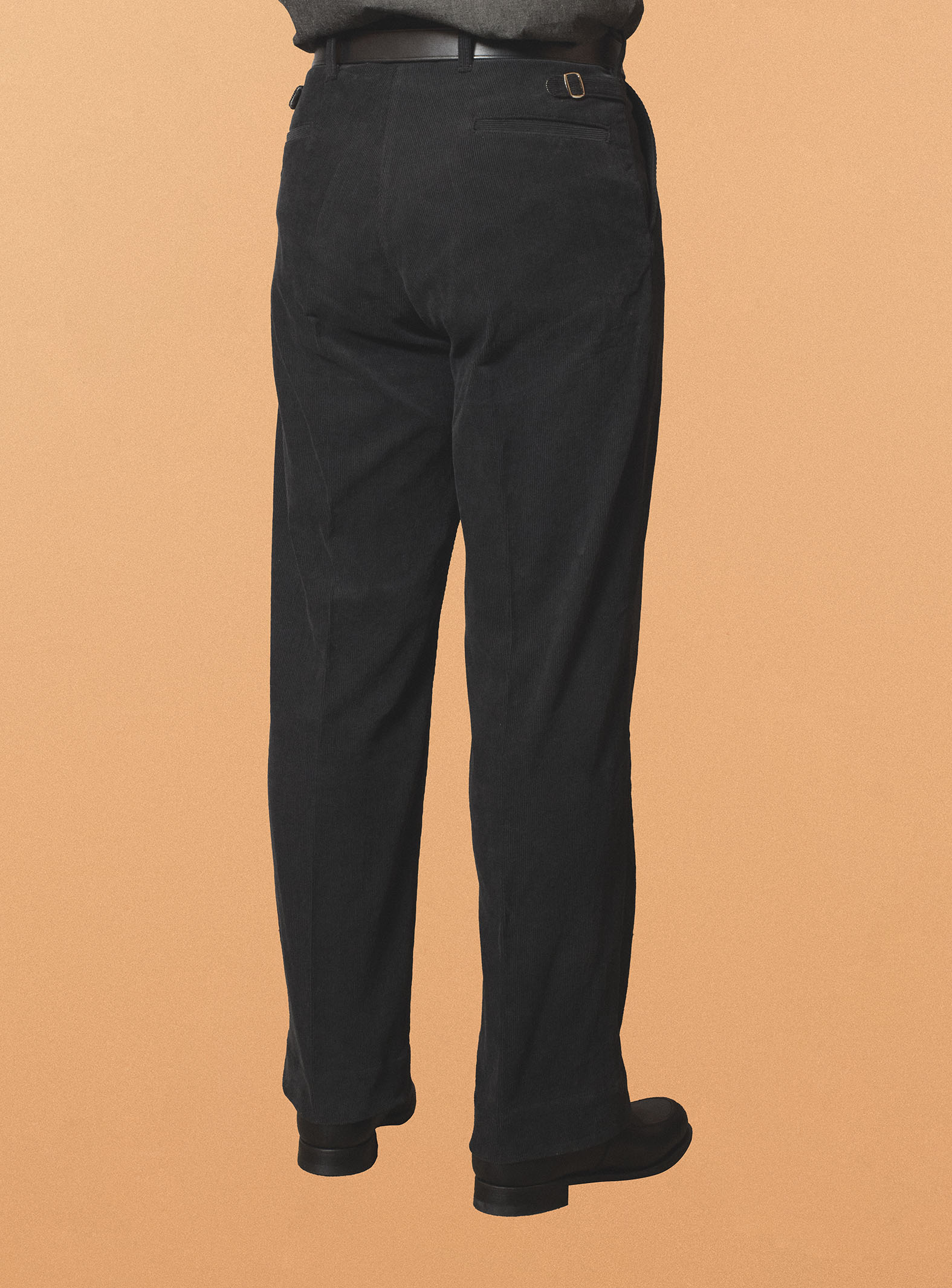 G&F Co.- CORDUROY TROUSERS _ INK BLACK