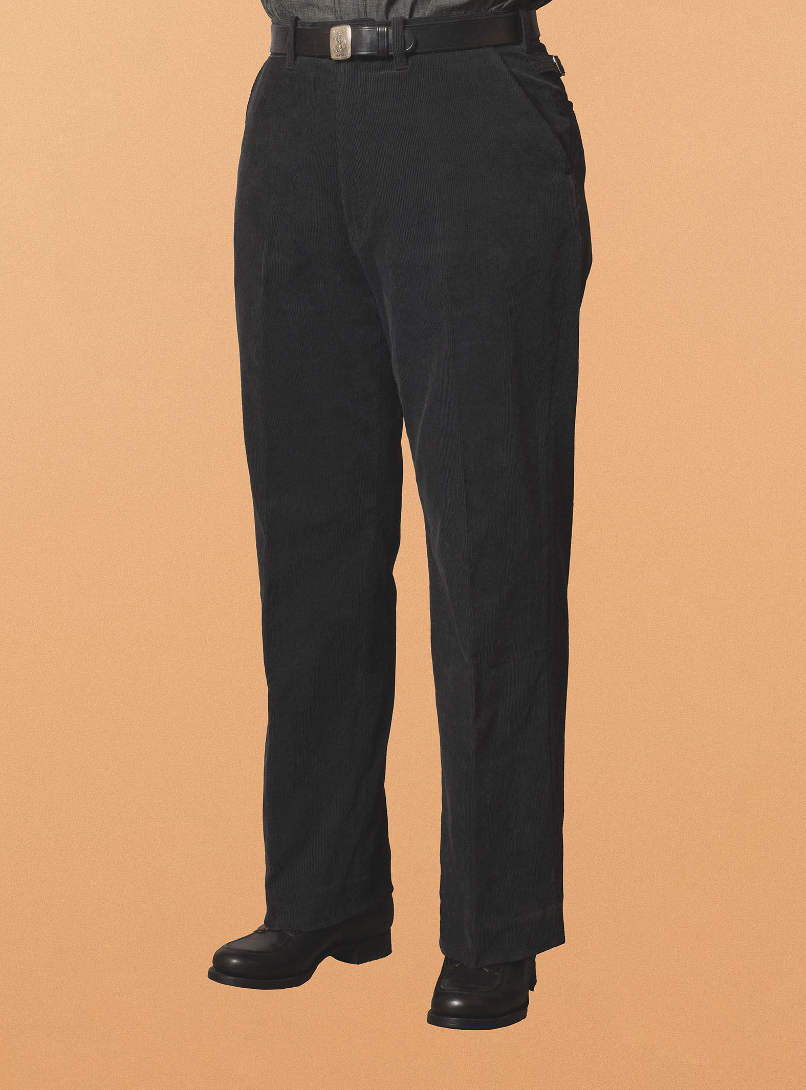 G&F Co.- CORDUROY TROUSERS _ INK BLACK