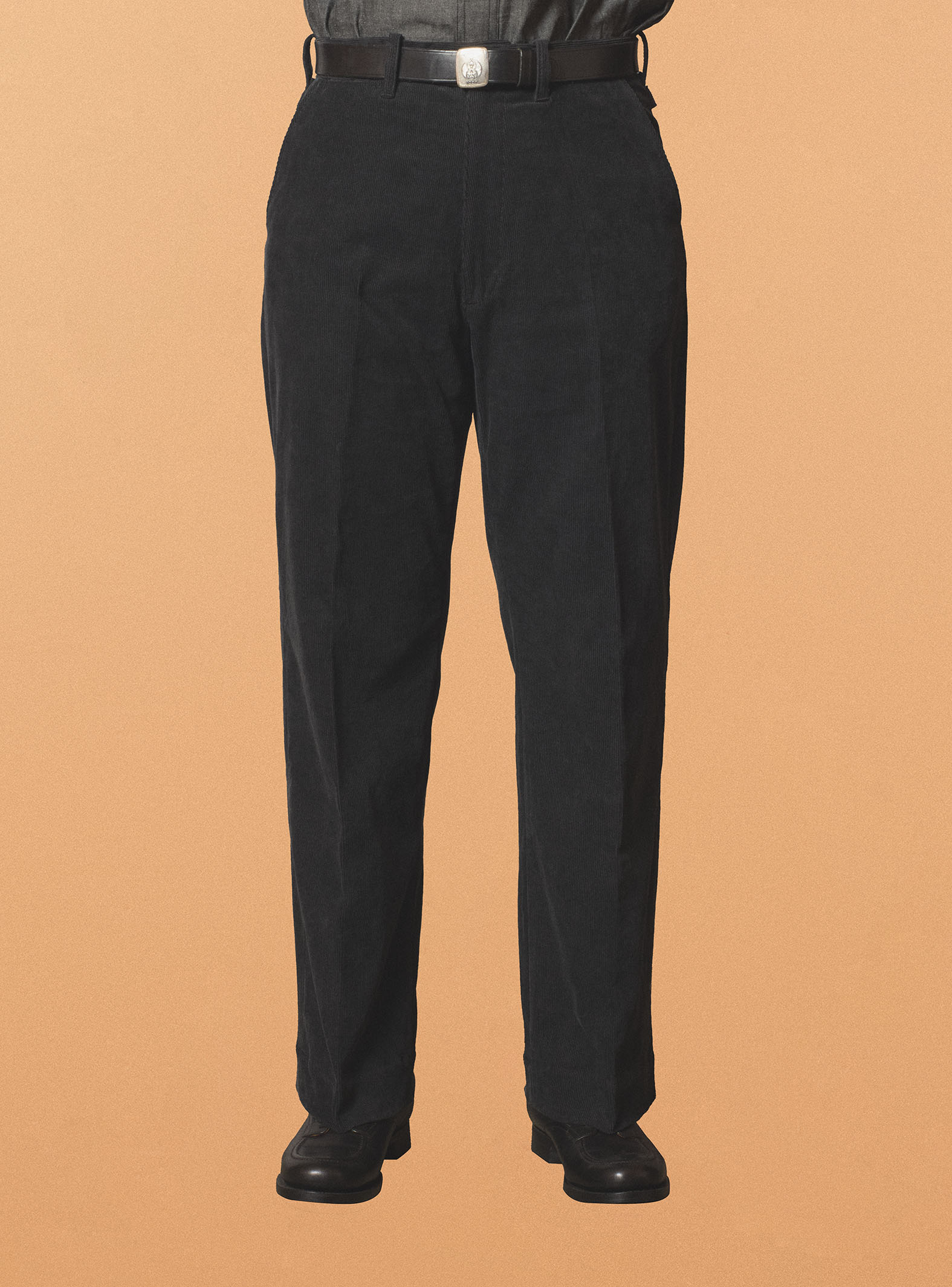 G&F Co.- CORDUROY TROUSERS _ INK BLACK