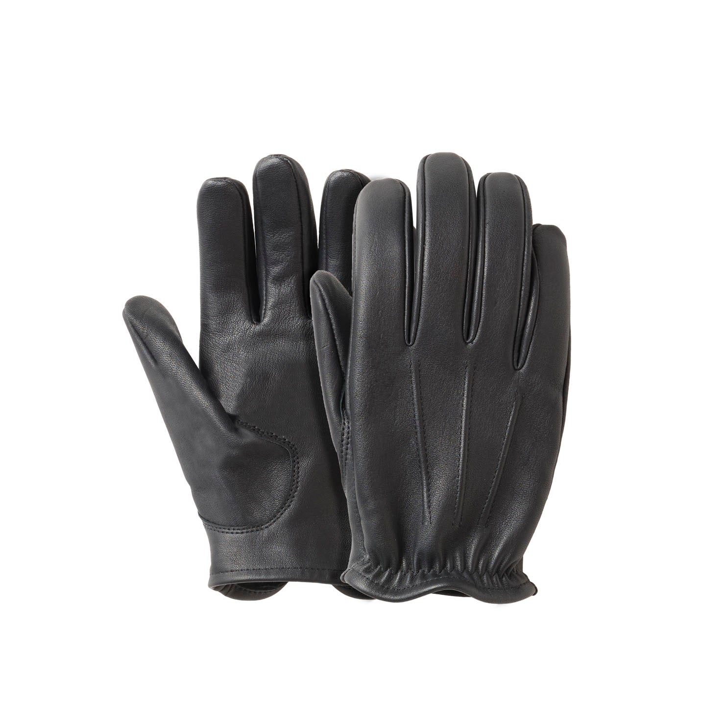AELL SUPPLY - LEATHER GLOVES _  BLACK