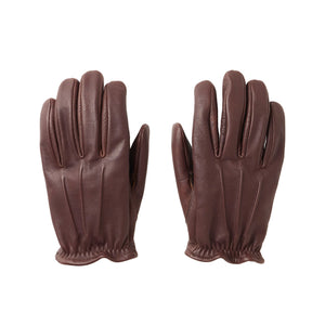 AELL SUPPLY - LEATHER GLOVES _  BROWN