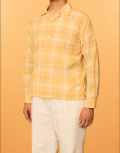 G&F Co. - COTTON CHECK SHIRTS L/S _ YELLOW