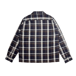 G&F Co. - COTTON CHECK SHIRTS L/S _ DARK NAVY