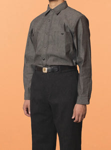 G&F Co. - CHAMBRAY SHIRT _ BLACK
