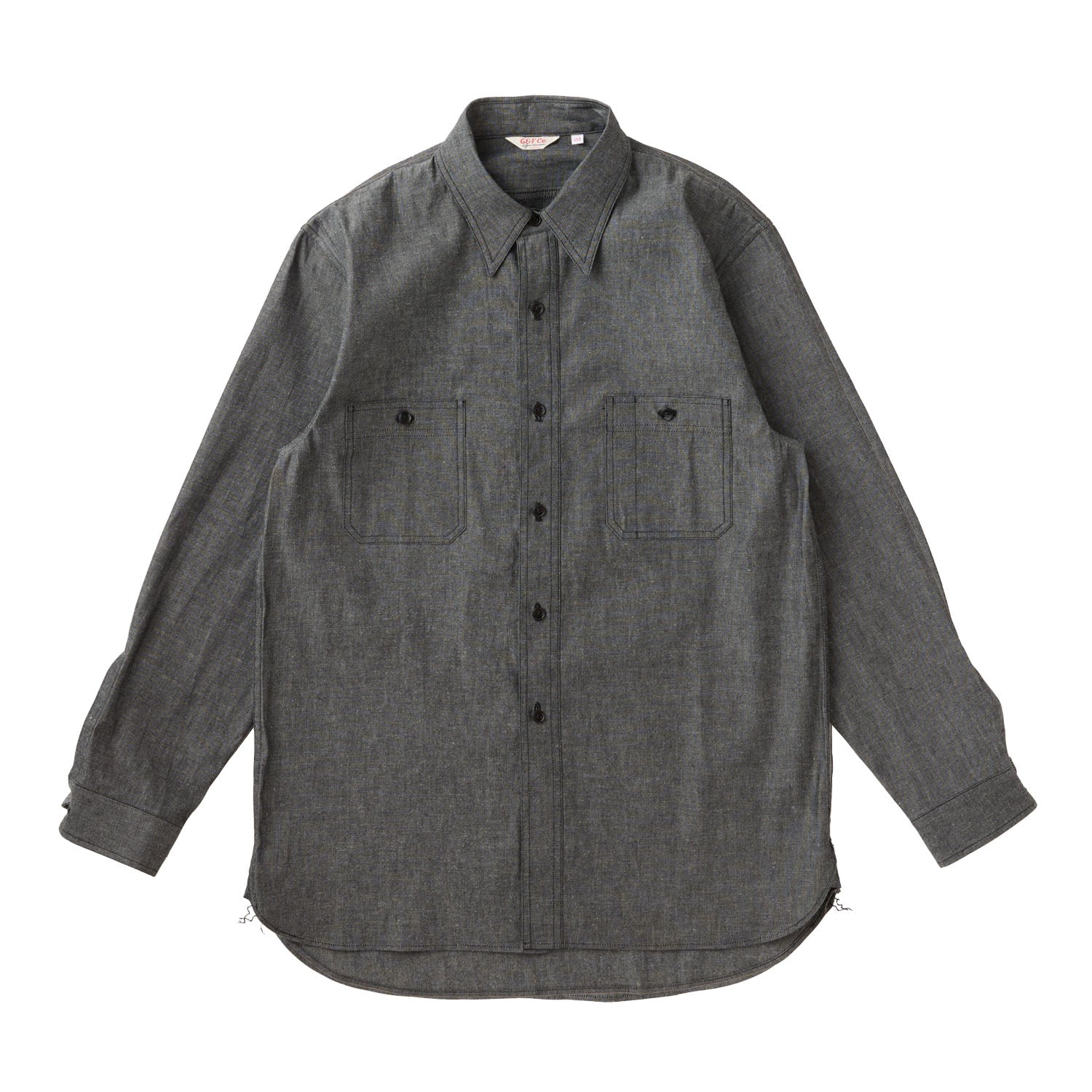 G&F Co. - CHAMBRAY SHIRT _ BLACK