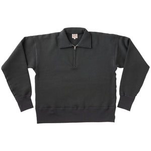 G&F Co.- HALFZIP SWEATSHIRTS _ INK BLACK