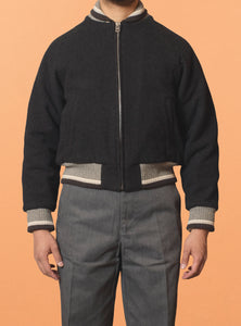 G&F Co. - CLUB JACKET _ INK BLACK