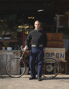 G&F Co. - CLUB JACKET _ INK BLACK