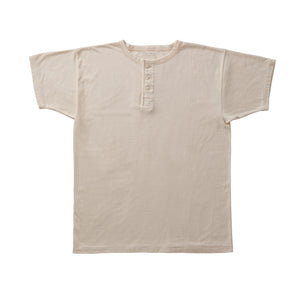 G&F Co.- 1940s SPORTS HENLEY NECK TEE _ RAW