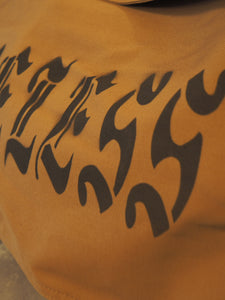 AELL SUPPLY-UTILITY BAG STENCIL “TIMELESS” _ BROWN