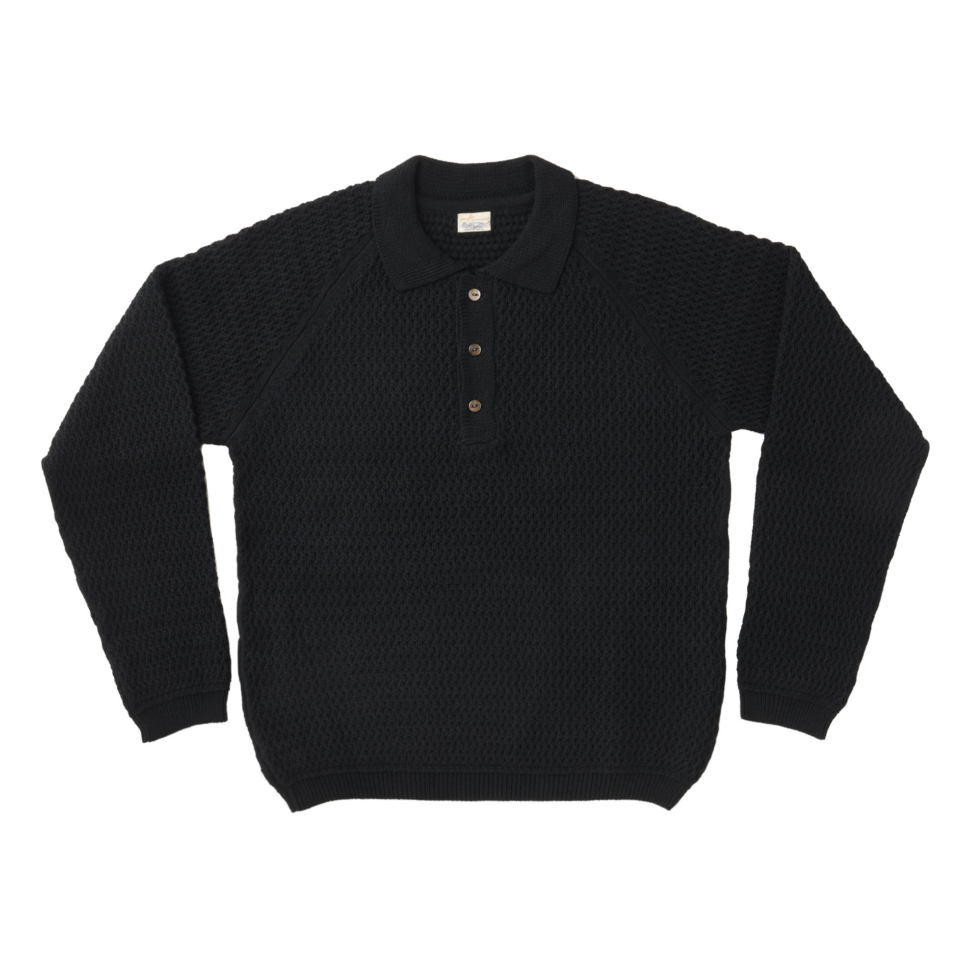 G&F Co. ポロシャツ ニット 42 ブラック G&F Co. ポロシャツ ニット 42 ブラック G&F Co.-/KNIT POLO