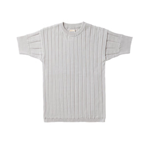 G&F Co. - RIB SUMMER SWEATER _ GRAY