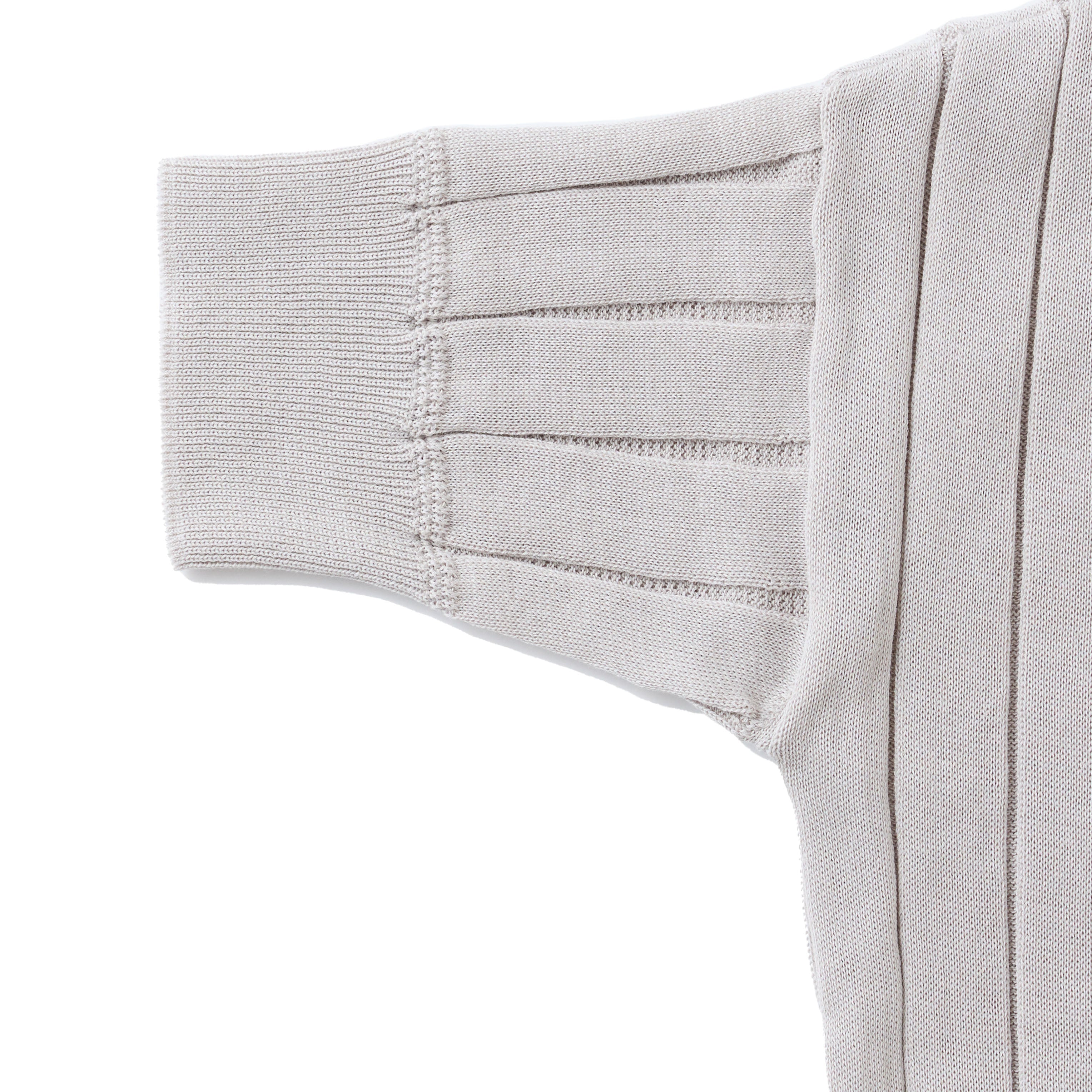 G&F Co. - RIB SUMMER SWEATER _ GRAY