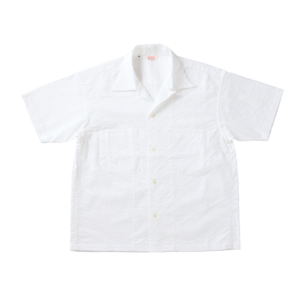 G&F Co. - SEERSUCKER SHIRTS _ WHITE – BITTERS STORE