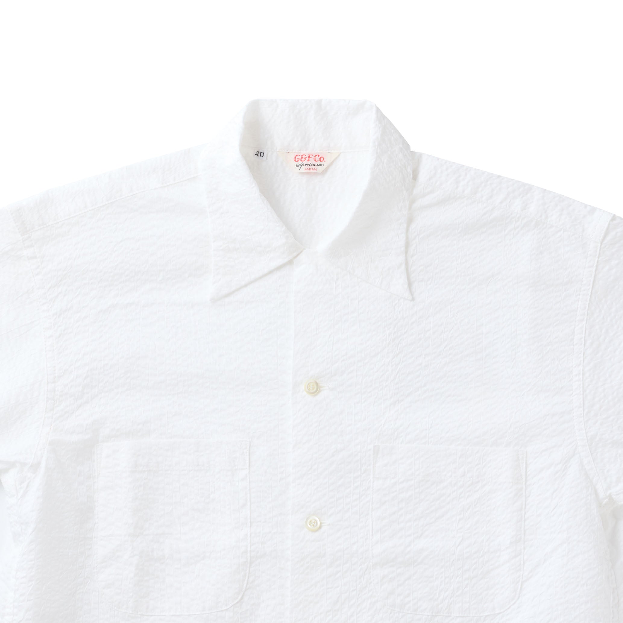 G&F Co. - SEERSUCKER SHIRTS _ WHITE