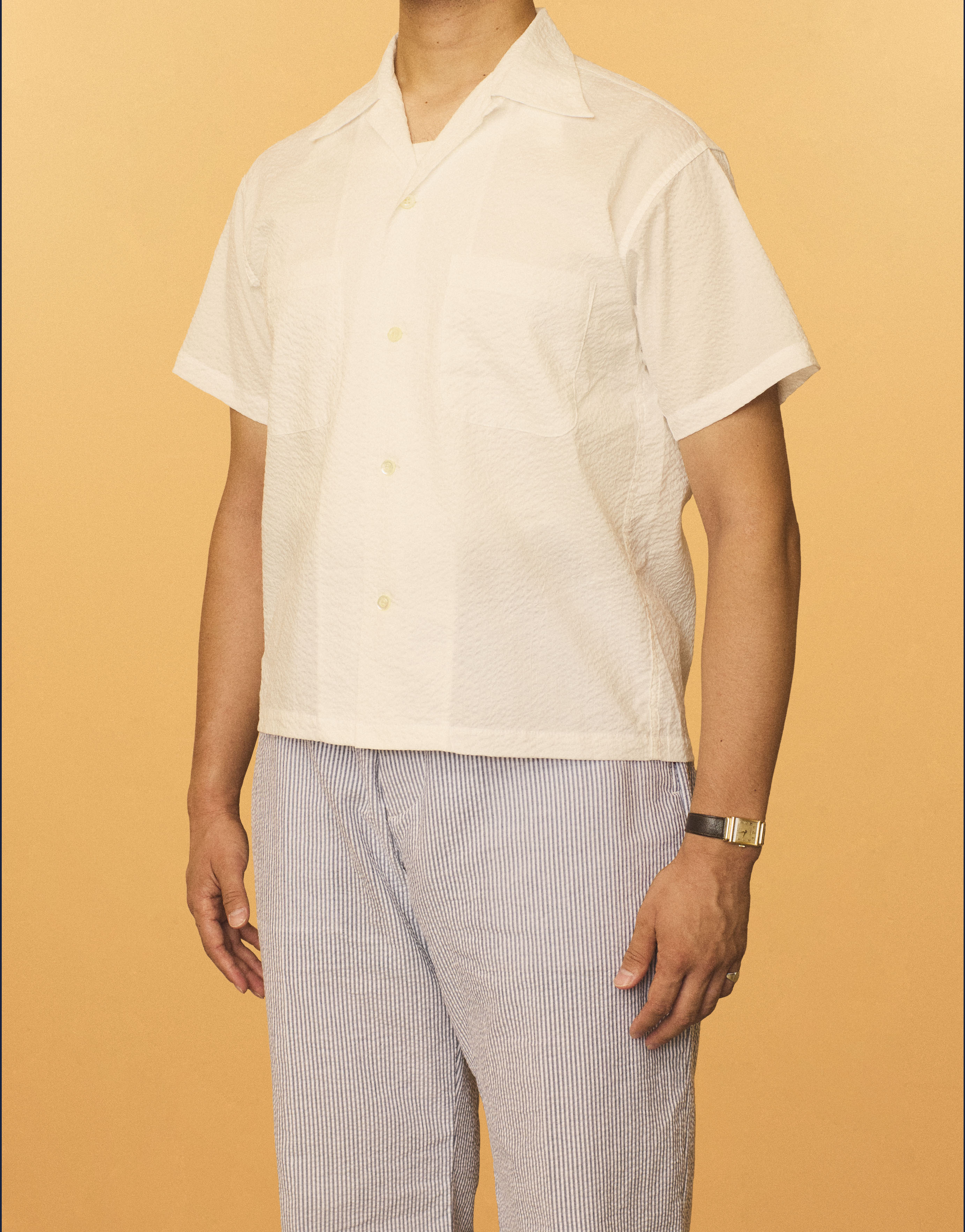 G&F Co. - SEERSUCKER SHIRTS _ WHITE