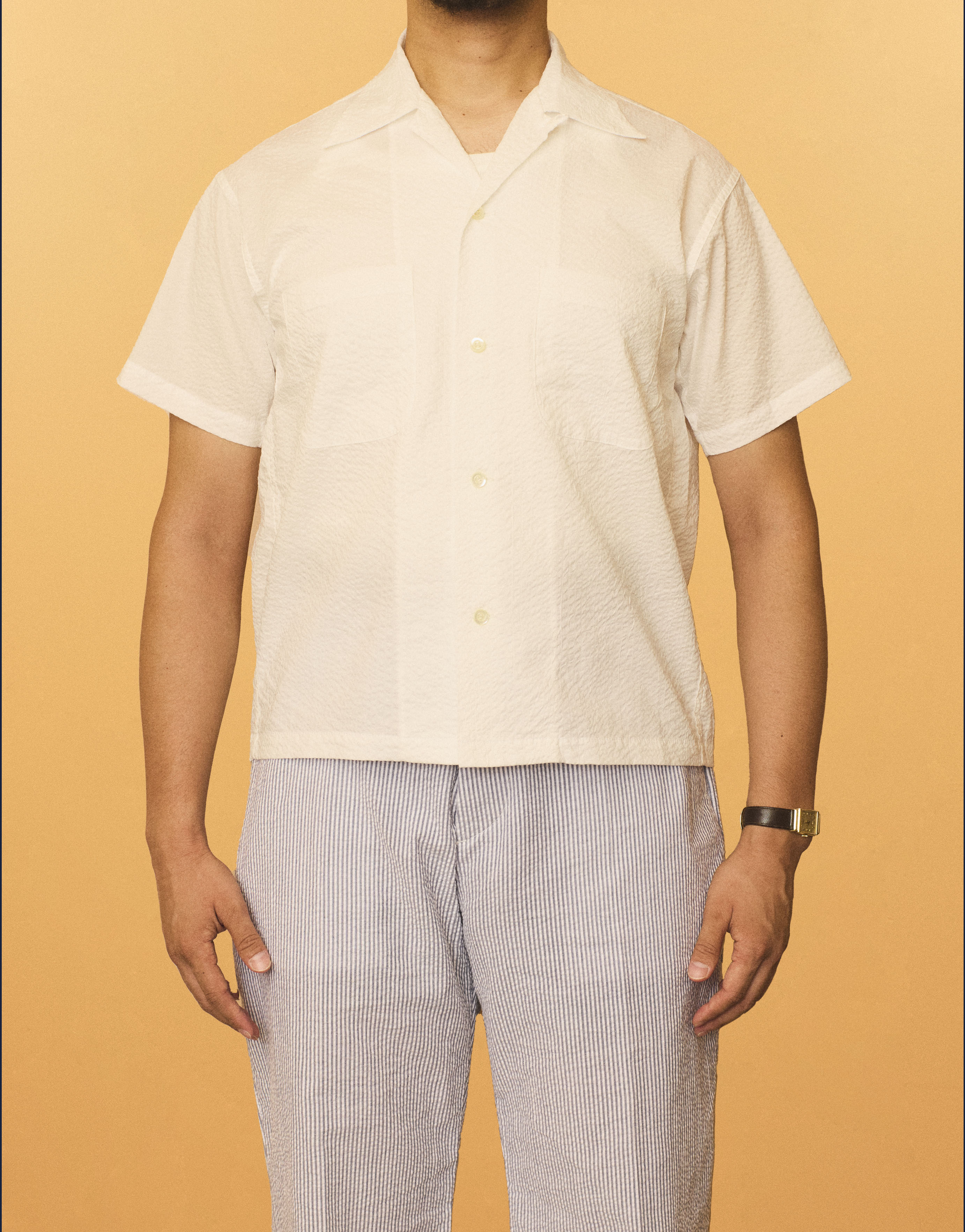 G&F Co. - SEERSUCKER SHIRTS _ WHITE