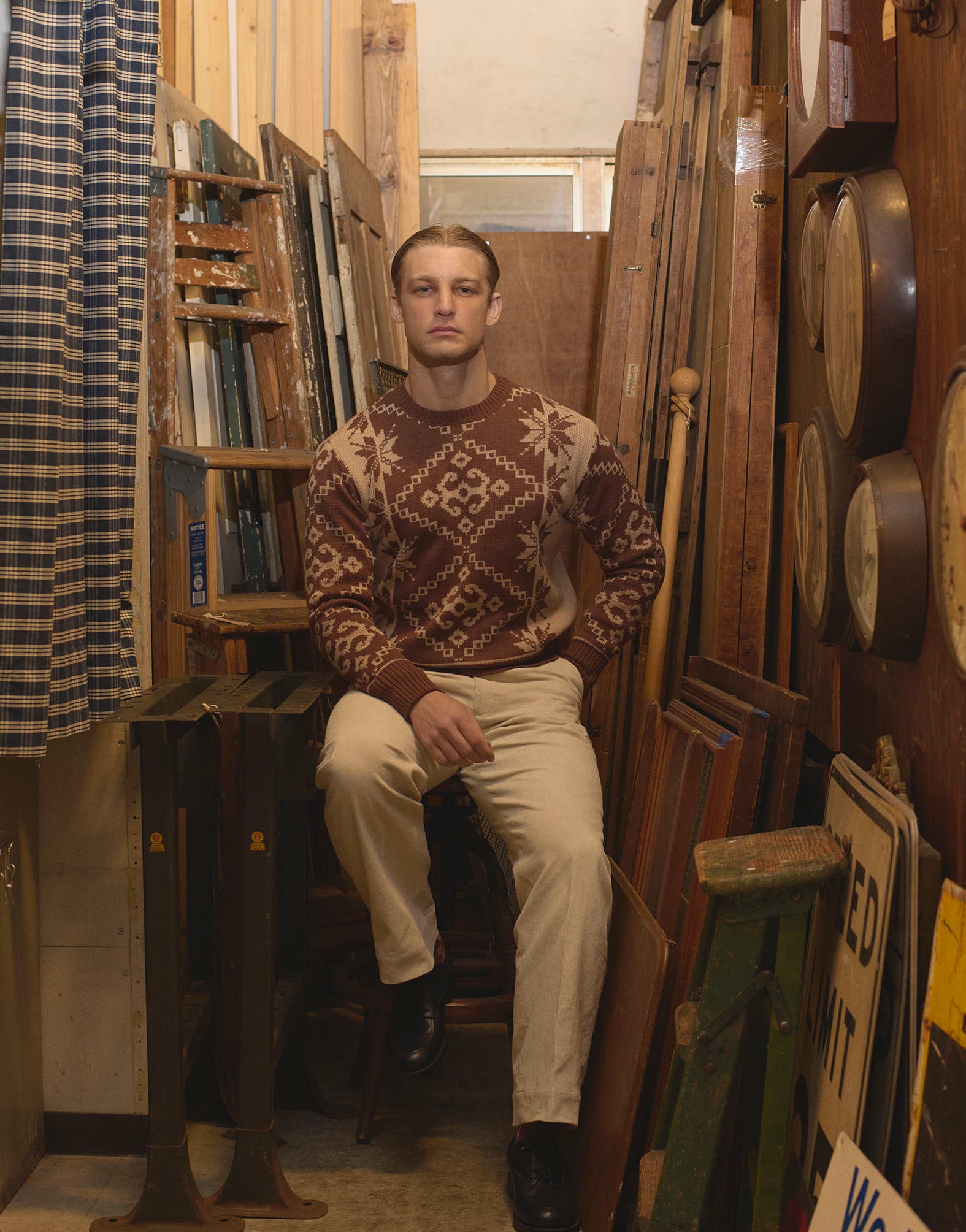 G&F Co.- JACQUARD KNIT _ GREEN