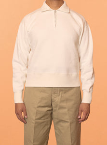 G&F Co.- HALFZIP SWEATSHIRTS _ WHITE