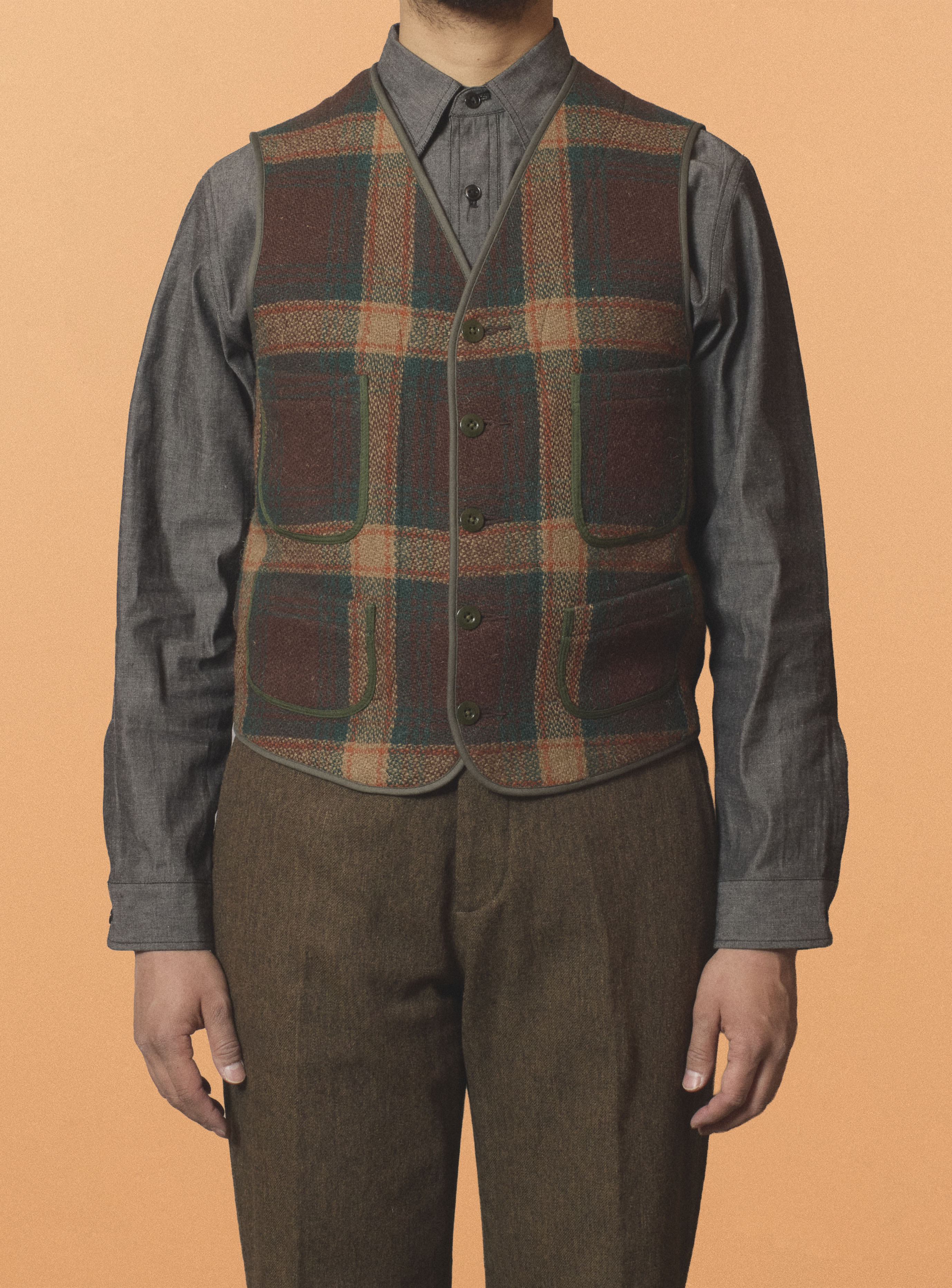 G&F Co.- WOOL VEST _ PLAID
