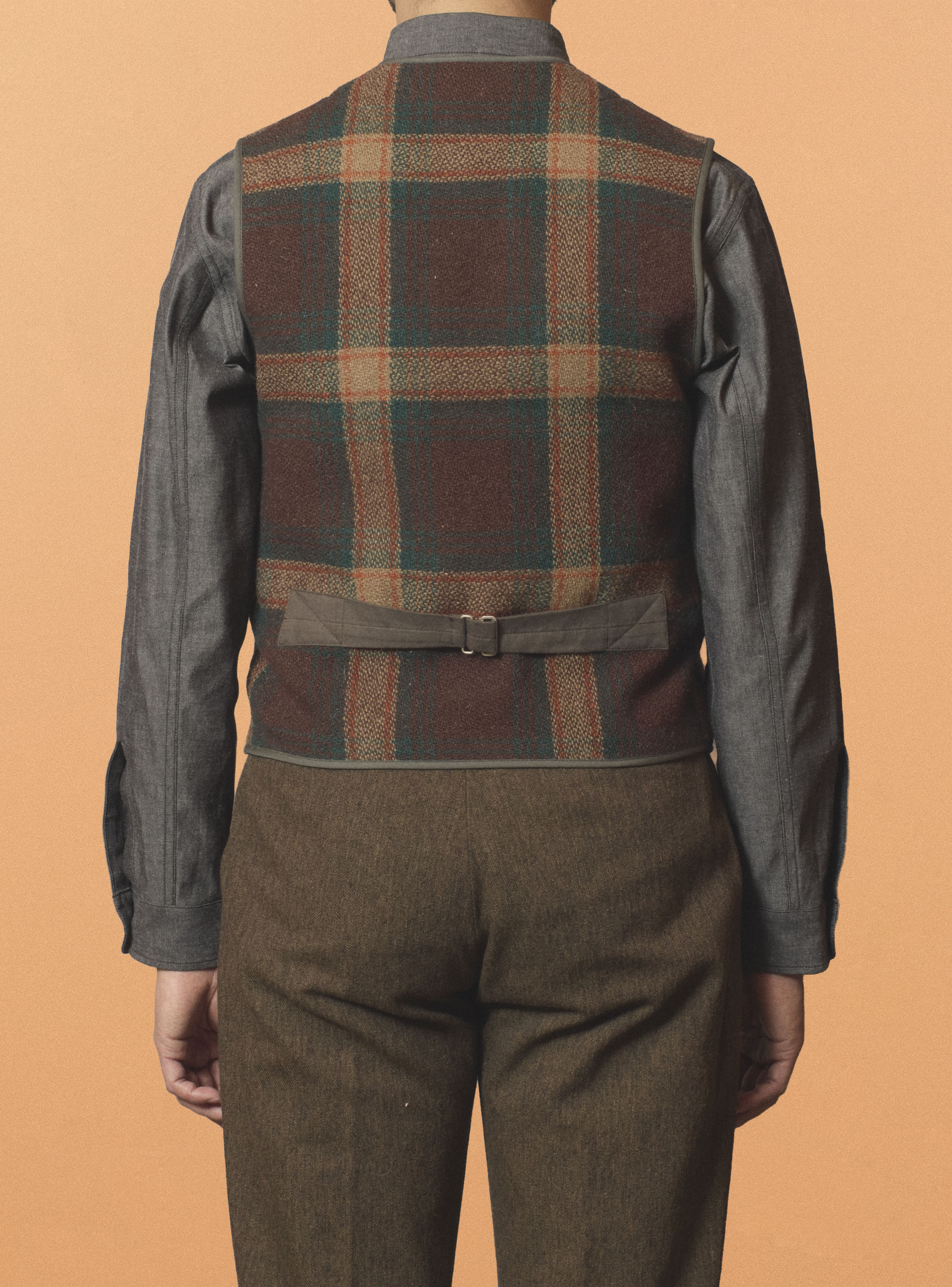 G&F Co.- WOOL VEST _ PLAID