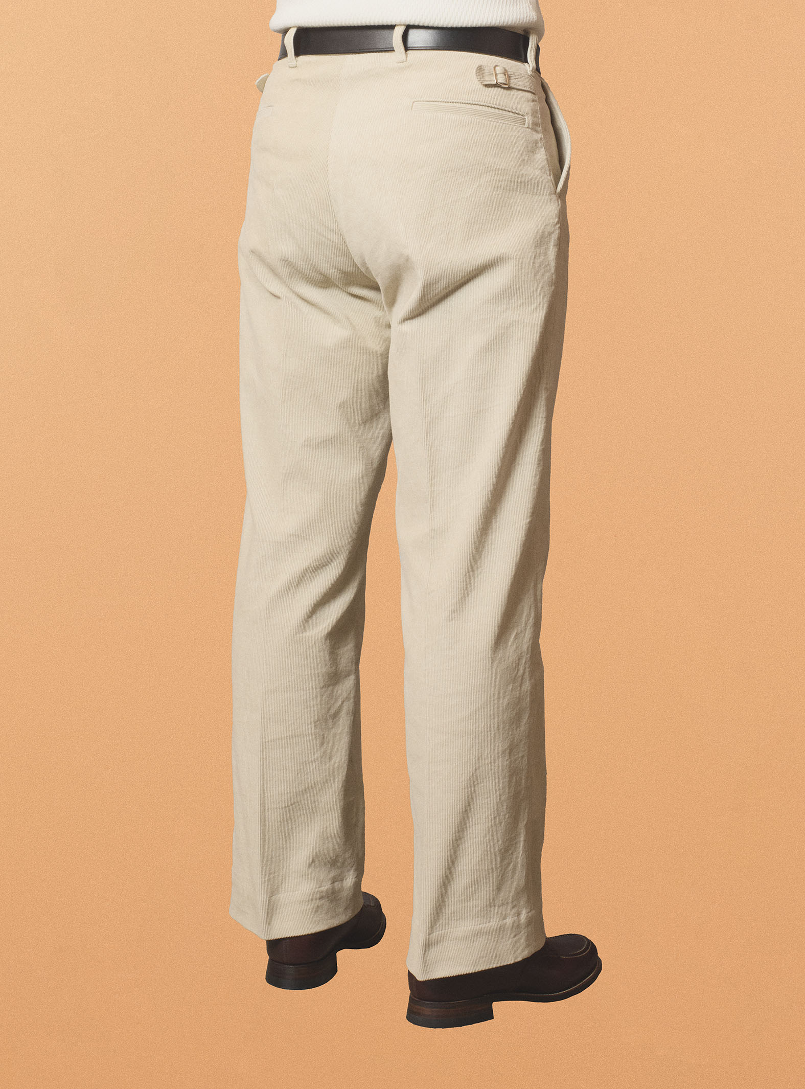 G&F Co.- CORDUROY TROUSERS _ OFF WHITE