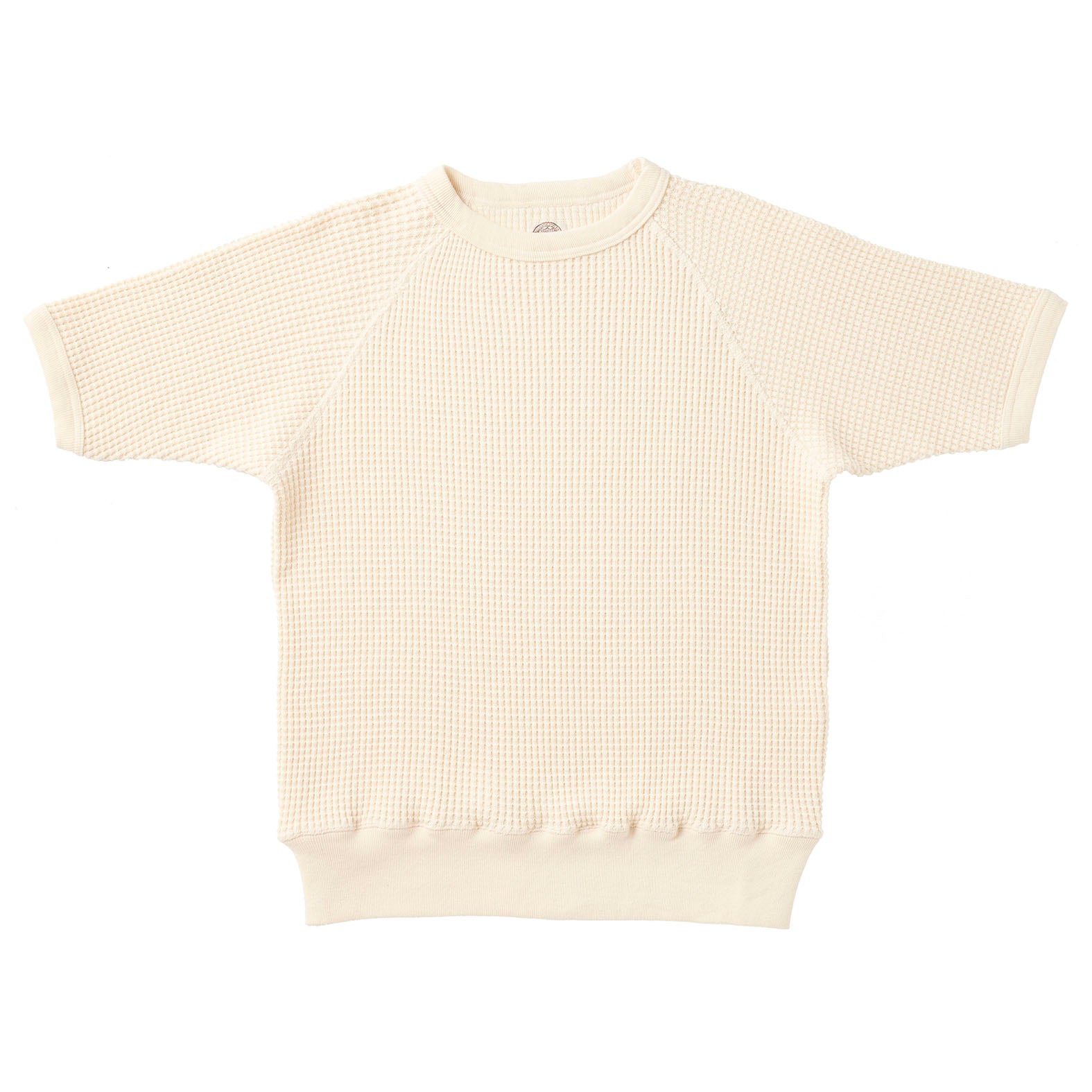 G&F Co.- BONE WAFFLE TEE _ RAW