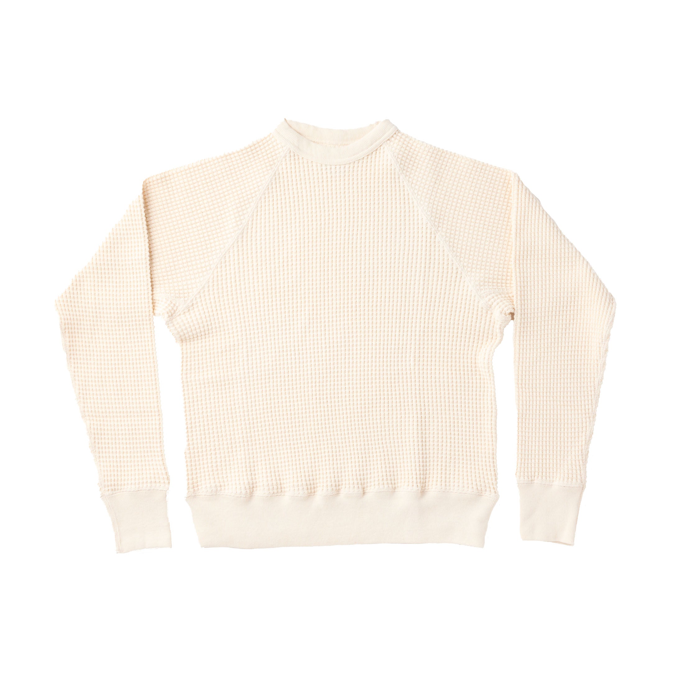 G&F Co.- BONE WAFFLE L/S TEE _ RAW